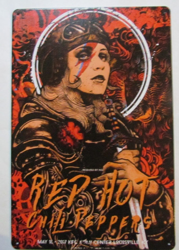 Poster Cartel Placa Placa Chili Peppers Decoracion Rock Bar