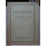 Partitura Violino E Piano  Sonata V I Locatelli  Respighi