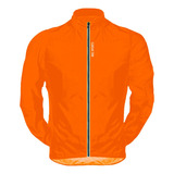 Jaqueta Corta Vento Mtb Ciclismo Masculino Laranja Uv+50 Rkc