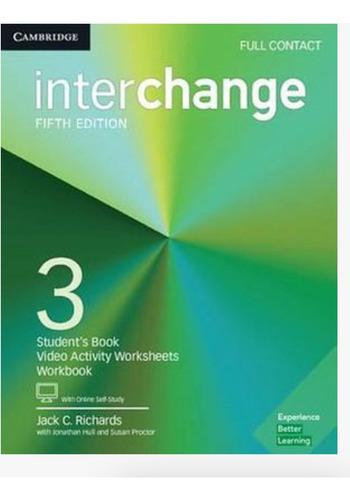 Interchange 3 Full Contact, De Jack. C. Richards., Vol. 3. Editorial Cambridge University Press, Tapa Blanda En Inglés, 2018