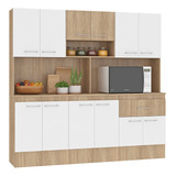 Mueble Kit De Cocina Buck 180 12 Puertas 1 Cajón Vekka