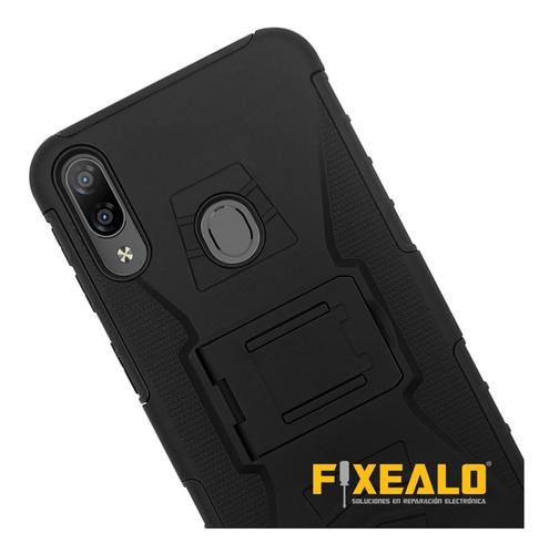 Funda + Mica Completa Zte Blade Axon Case Rudo Protector 3pz