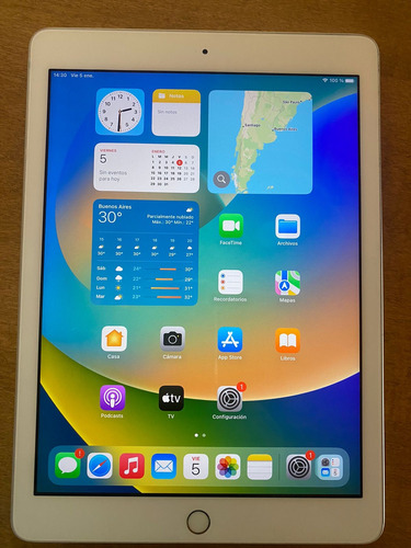 iPad  5ta Generación 2017 A1822 128gb Plata