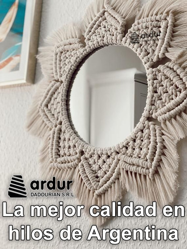 Oferta! Hilo De Algodon Ideal Macrame Todos Los Grosores 1kg