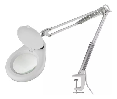 Lampara Led Con Lupa Y Soporte Para Mesa O Camilla /estética