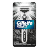 Máquina De Afeitar Gillette Mach3 Carbono X 1 Und