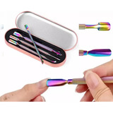 Extractor De Uñas Y Bisturí Para Cutículas De Acero Inoxidab