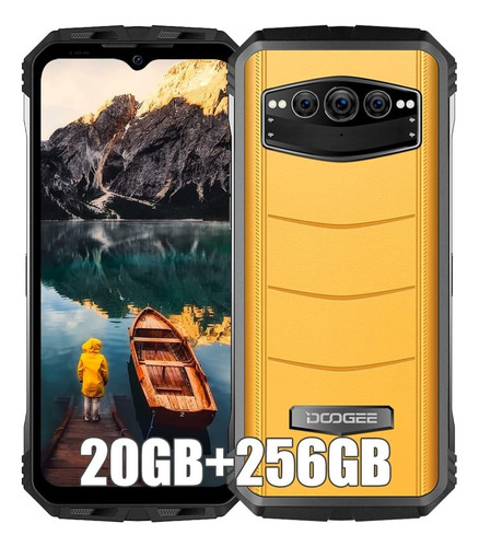 Doogee S100 Smartphone Cámara De Visión Nocturna De 08mp + 20mp 20gb+256gb Android 12 Mtk Helio G99 Nfc Gps- Amarillo
