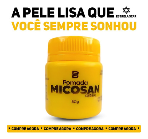  Kit 10 Pomadas Micosan 50g Atacado - Micoses Em Geral