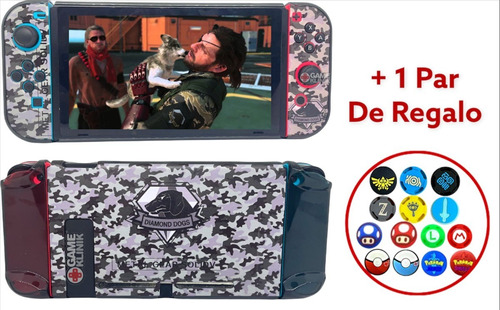 Funda Nintendo Switch Protector Case Acrílico + Thumb 38