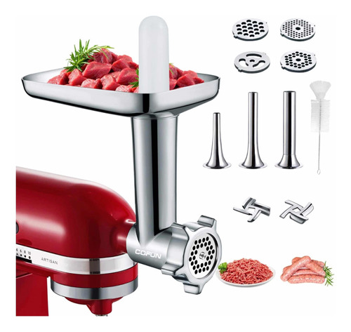 Molino Carne Granos Blandos Aditamento Batidora Kitchenaid