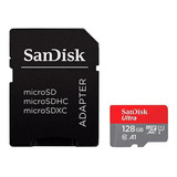 Cartão De Memória Micro Sd 128gb Com Adaptador Classe10