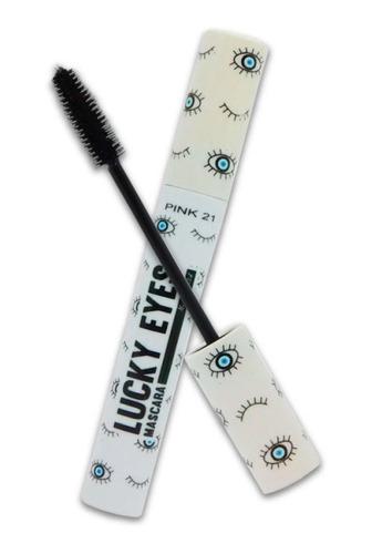 Rimel Mascara De Pestañas Lucky Eyes Pink21 Original Negra