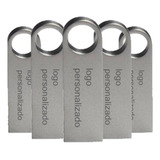 Kit 53 Memorias Usb 16gb Personalizadas Logo Laser Metal /i Color Plateado