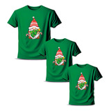 Poleras Manga Corta Pack Navidad Familiar D11