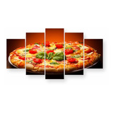 Kit Placas Quadros Pizza Grande Pizzaria Lanchonete Bares