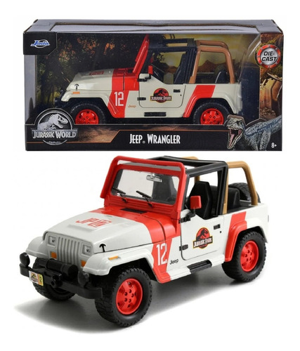 Jeep Wrangler Jurassic Park World Jada 1:24 Oferta!