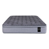  King Koil World Extended Life Advanced Colchón Color Gris Oscuro 2 1/2 Plazas 150cm X 190cm Resortes Con Europillow