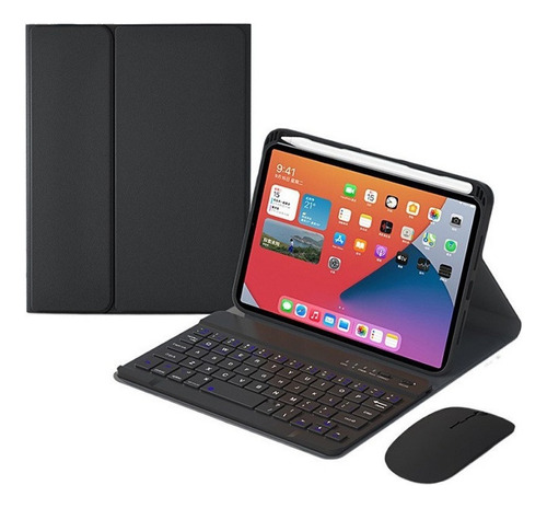 Capa De Teclado Bluetooth Com Mouse Para iPad Mini 1/2/3