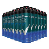 Kit 12 Desodorantes Aerosol Rexona Active Dry 150ml - 12 Uni