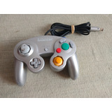 Control Nintendo Gamecube Original Plateado