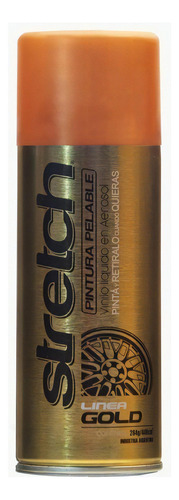 Pintura Aerosol Para Llantas Vinilo Removible 440 Ml Stretch Color Bronce Metalizado