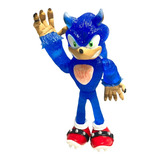 Sonic Hedgehog Version Lobo Mediano Con Luz Articulado