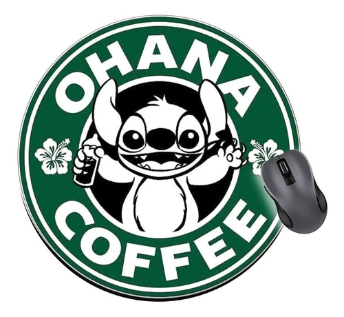 Stitch Ohana Mousepad Antideslizante 