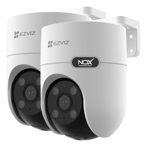 Combo X 2 Camara Ezviz H8c 360 Exterior Wifi Color Sirena