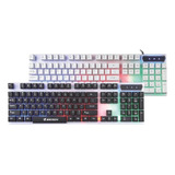 Combo Kit Teclado Y Mouse Gamer Cable Usb Km170 Jertech