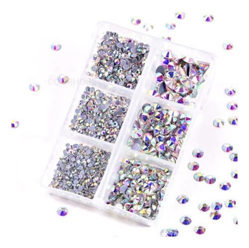 Piedras Decorativas Cristales Para Uñas Ropa Hotfix 1200 Pcs