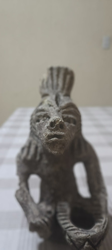 Monolito De Barro Prehispánico Figura Antigua 