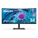 Philips 346e2cuae 346 Curvo Sin Marco Ultrawide Qhd