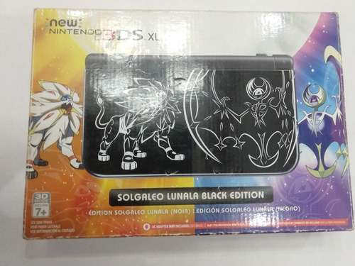 New Nintendo 3ds Xl Pokemon Solgaleo Lunala Consola Portatil