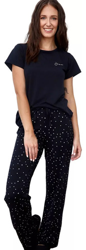 Pijama Little Dots M/corta Y Pantalon Jaia Talles Grandes
