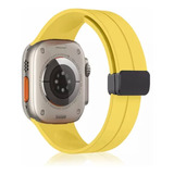 Pulseira Magnética Silicone Para Apple Watch Ultra & 1 A 8