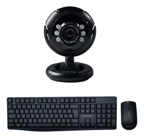 Webcam Standard 480p 30fps E Teclado E Mouse S/fio Tc270k