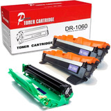 Fotocondutor + 2 Toner Compatível C/ Brother Tn1060 Dcp-1617