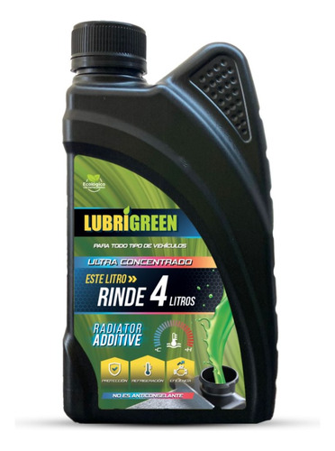 Refrigerante Verde Lubrigreen Ultra Concentrado Rinde 1 Gl