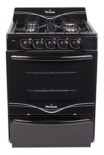 Cocina Florencia 56 Cm Negra 5517f