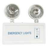 Pack 2 Lamparas Emergencia Luz Led 2 Focos Recargable 220