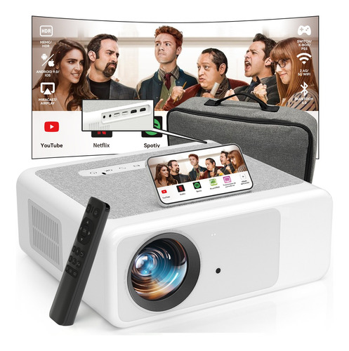 Proyector Portátil Full Hd 1080p Android 5g Wifi 16000lm