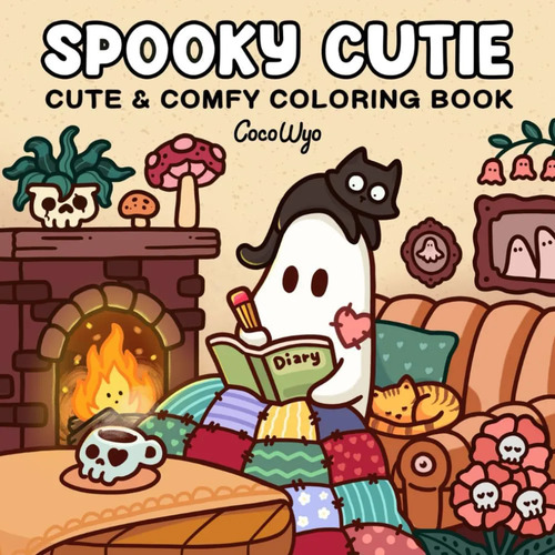 Libro De Colorear Spooky Cutie Para Adolescentes, Terapia Ar | MercadoLibre