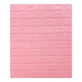 Pegatina Lámina Panel 3d Rosado Autoadhesivo Para Pared X 6u