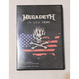 Megadeth In Usa 2008 Dvd En Vivo - Usado En Excelente Estado