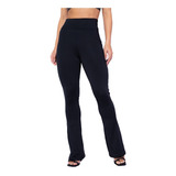 Kit 10 Calça Flare Feminina Bailarina Cintura Alta Wolfox