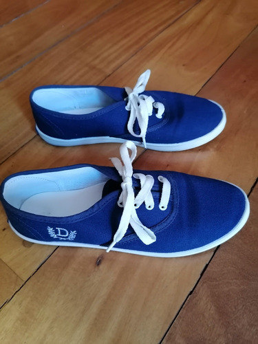 Zapatillas Náuticas De Lona Marca Deli