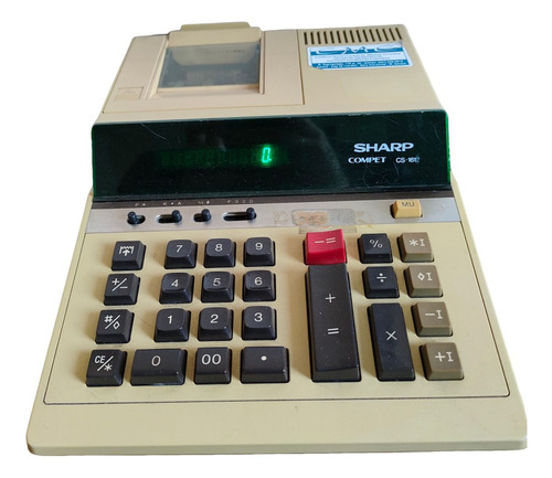 Calculadora De Mesa Antiga Sharp Cs 1612