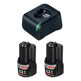 Starter Kit Bateria 12v Ion Litio 2 Piezas + Cargador Bosch