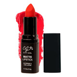 Labiales Barra Acabado Mate City Girl Retro Lipstick 